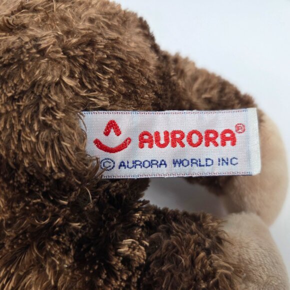 Laying Monkey Plush Stuffed Animal Aurora 12" - Picture 8 of 9